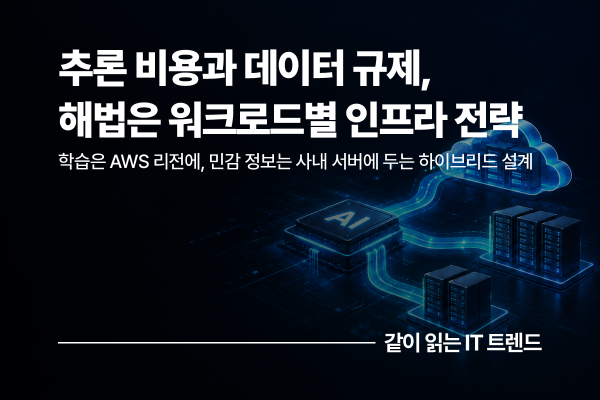 늘어나는 AI 추론 비용과 데이터 규제에 대응하는 워크로드별 인프라 전략