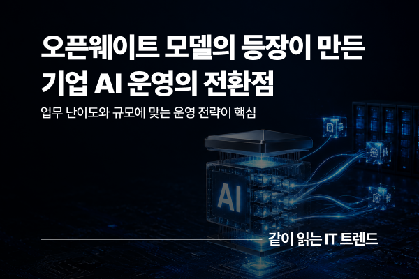 프론티어급에 오른 오픈웨이트 모델, 기업 AI 운영의 새로운 판단 기준