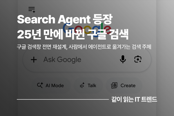 구글 검색창 25년 만의 대변화, 기업이 대비해야 할 AI 검색 시대