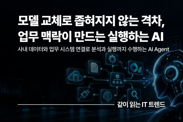 답변에서 실행으로, AI Agent의 활용도를 결정하는 업무 맥락